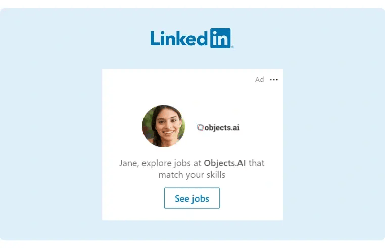 An ad from Objects AI