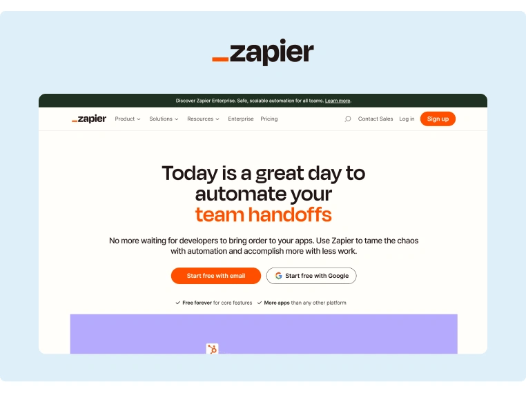 B2B Marketing Tools - Zapier