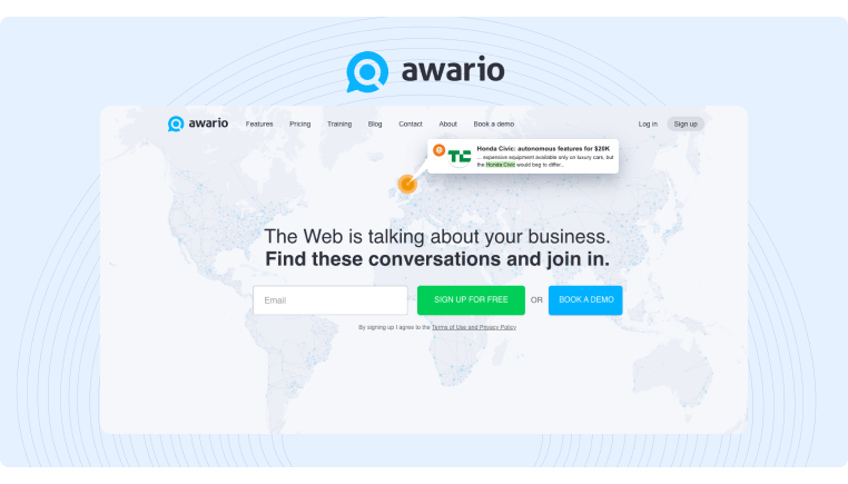 Content Amplification Platform - Awario