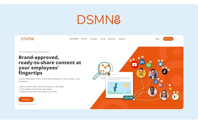 DSMN8 Landing Page