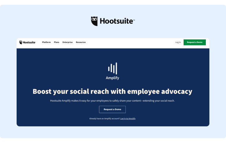 Employee Advocacy Platform - Hootsuite