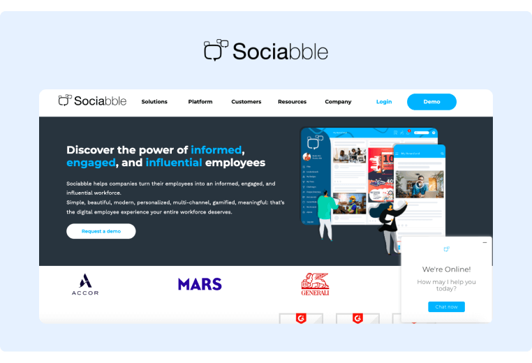 Employee Advocacy Platform - Sociabble