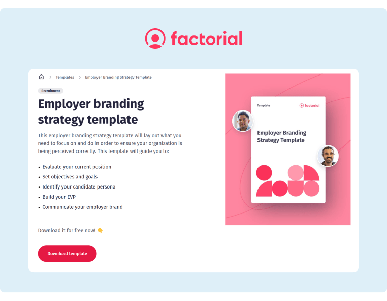 Employer Branding Strategy Examples - Factorial HR