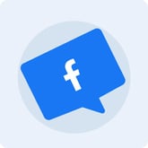 Facebook bubble icon