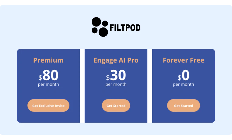 Filtpod Pricing