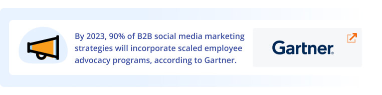 Gartner Employee Advocacy Scaling Quote