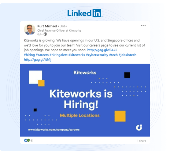 Kiteworks LinkedIn Post-1