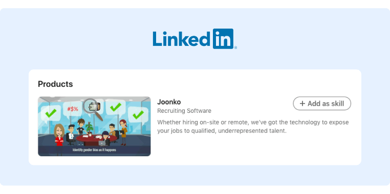 LinkedIn Post Example - Joonko