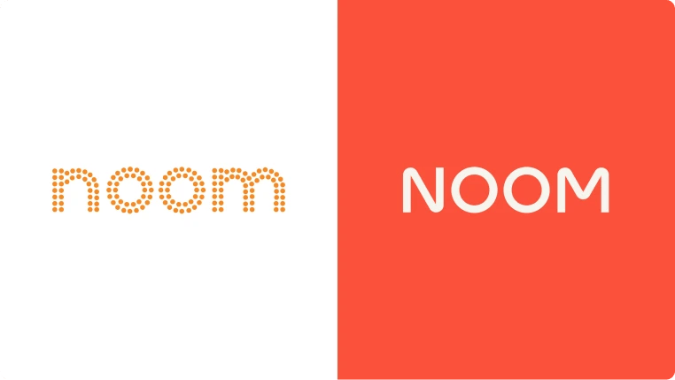 Nooms former and current logo