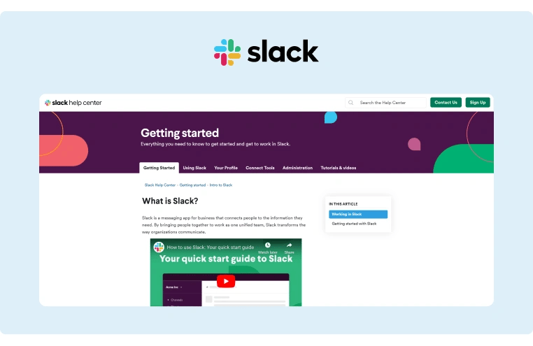 Personal Brand Statement Examples - Slack