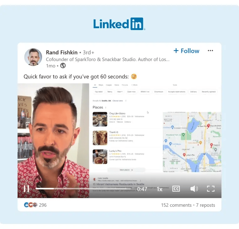 Rand Fishkin has established himself as a marketing leader thanks to the quality and consistency of his videos