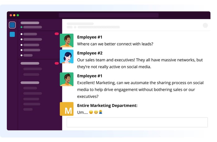 Slack Employees Sharing - Why Autosharing is bad