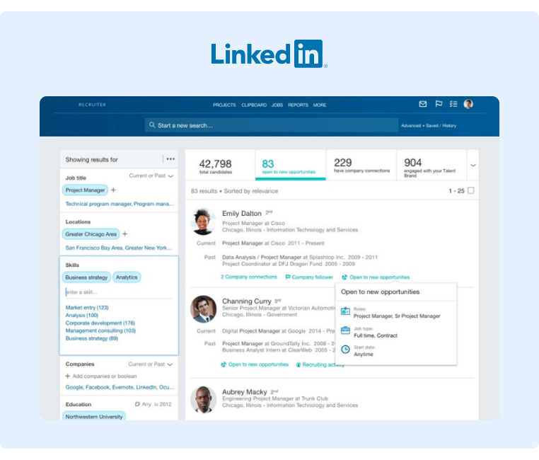 Social Media Recruiting  - LinkedIn Recruiters