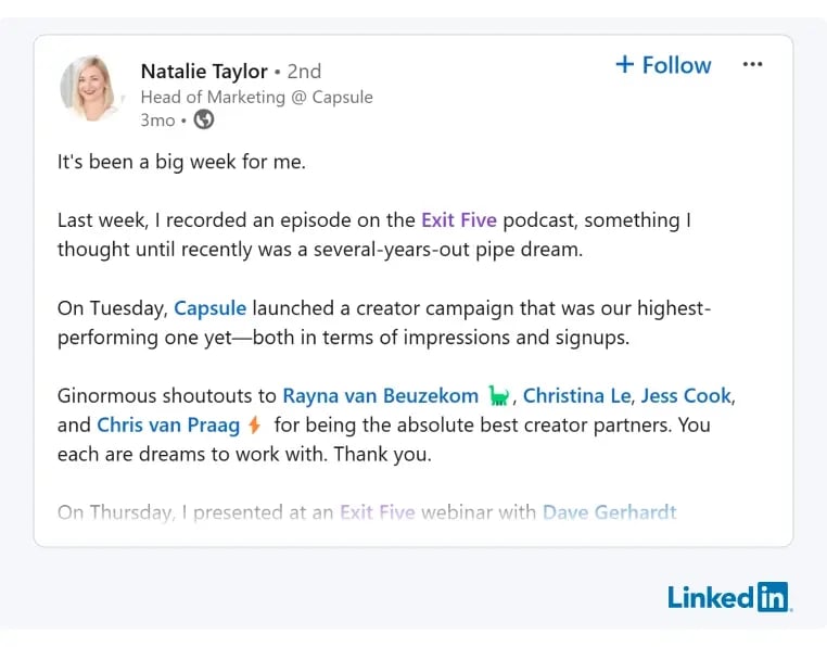 The Head of Marketing of Capsule offers her experience with influencer marketing campaigns