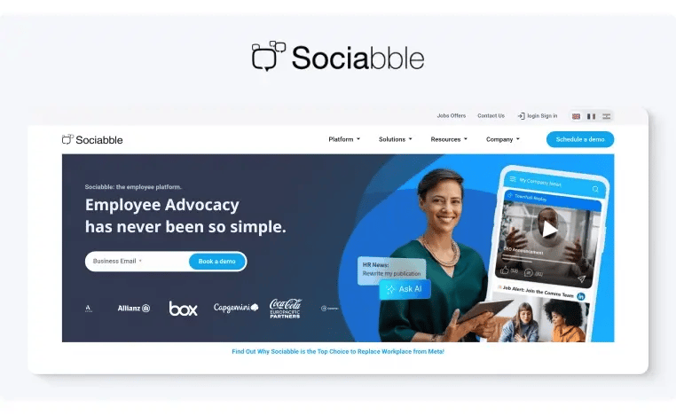 Top Tools for Employee Advocacy Programs - Sociabble