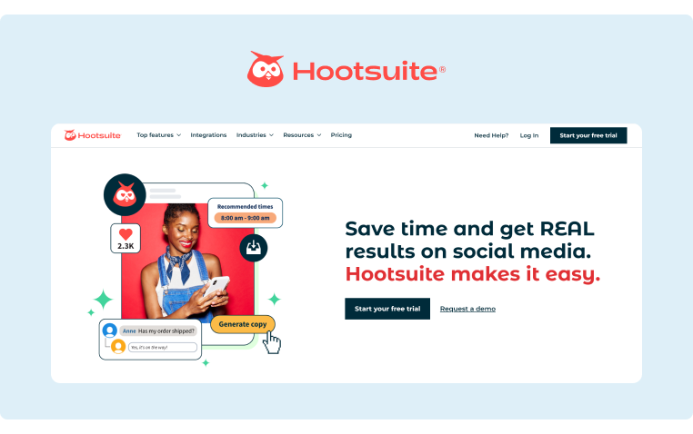 Best Social Publishing Systems - Hootsuite
