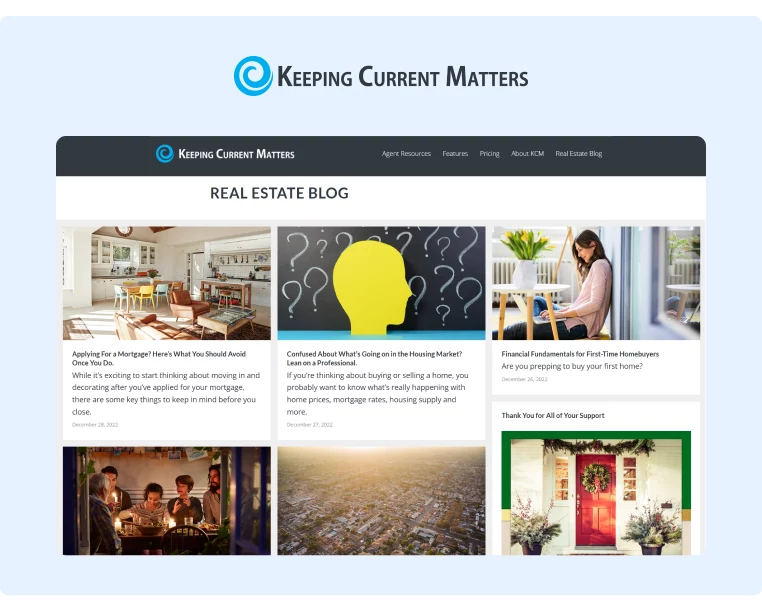Keeping Current Matters Homepage