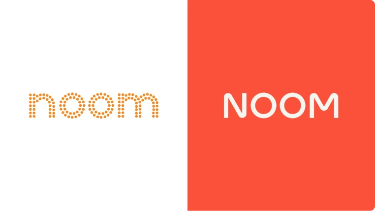 Nooms former and current logo